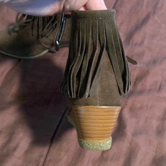 Wedged Booties by Shully’s Brand. GUC! - Picture 4 of 16